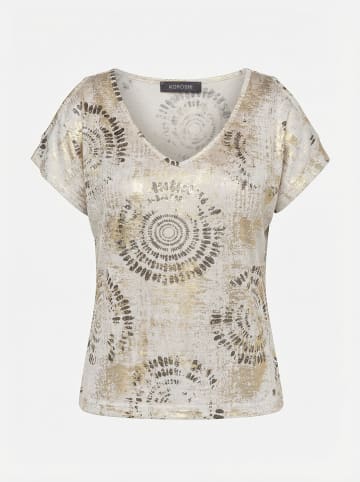 KOROSHI Damen-T-Shirt in weiß
