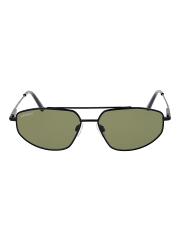 Serengeti Männer Sonnenbrille Flieger Schwarz