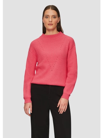 s.Oliver BLACK LABEL Strickpullover langarm in Pink