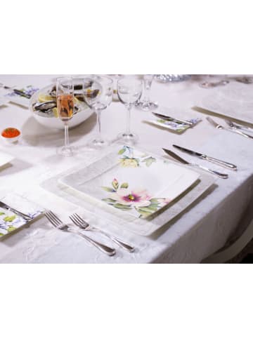 Villeroy & Boch 6er Set Fischbesteck Kreuzband Septfontaines in silber