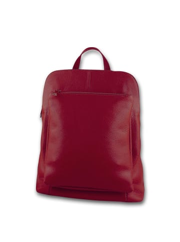 Florence Leder Cityrucksack Florence Rucksack dunkelrot ca. 30cm