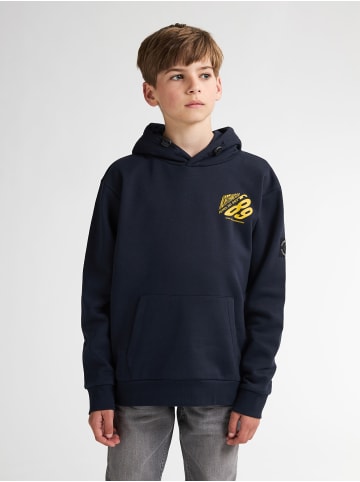 Petrol Industries Grafische Hoodie in Blau