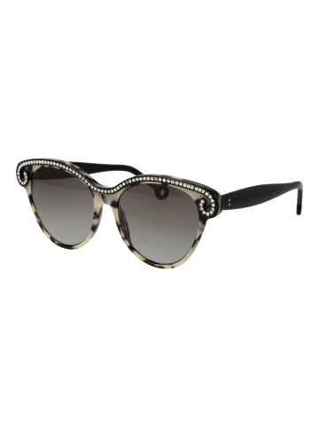 Hally & Son Frauen Sonnenbrille Schmetterling Creme