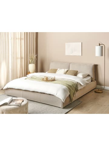 Beliani Doppelbett VINAY in Beige - (W) 196 x (H) 90 x (L) 233 cm