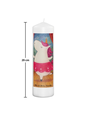 Mr. & Mrs. Panda Dekorative Kerze Einhorn Ballerina Design ohne ... in Weiß