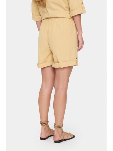 SAINT TROPEZ Shorts ZalindaSZ Gerade Passform in Croissant