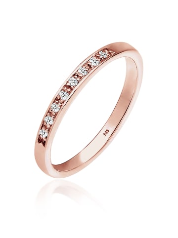 Elli DIAMONDS  Ring 925 Sterling Silber Verlobungsring in Rosegold