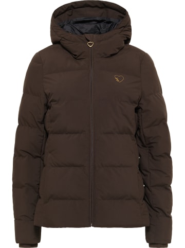 myMo Winterjacke in Dunkelbraun