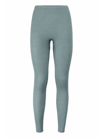 Hessnatur Hessnatur Leggings Regular Cut PURE FUNCTION aus Bio-Merinowolle mit Seide in sturmblau