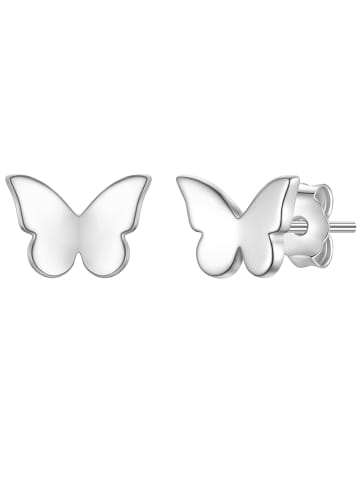 Glanzstücke München Ohrstecker Schmetterling aus Sterling Silber mit in silber