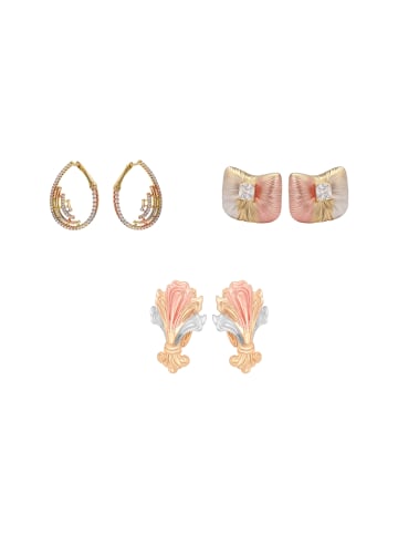 faina Women Earrings Set in gold rose silver