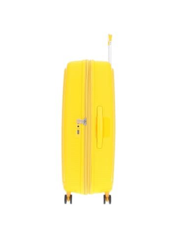 American Tourister Soundbox - 4-Rollen-Trolley 77 cm erw. (gelb) in golden yellow
