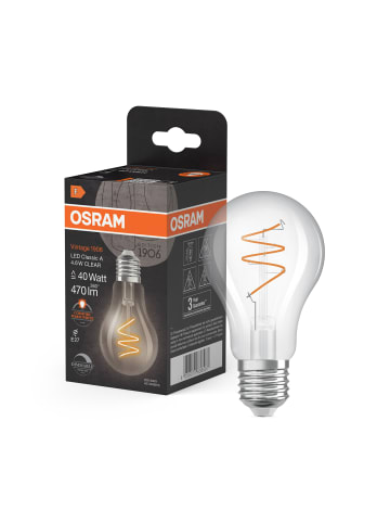 Osram OSRAM Vintage 1906 Classic Ist Eine Warmweiße, Dimmbare LED-Lampe In Kolbenform