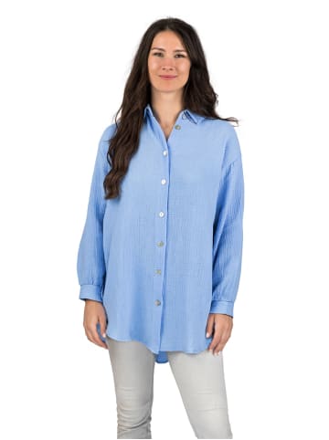 DENIMFY Hemd DFMathilda in Blau