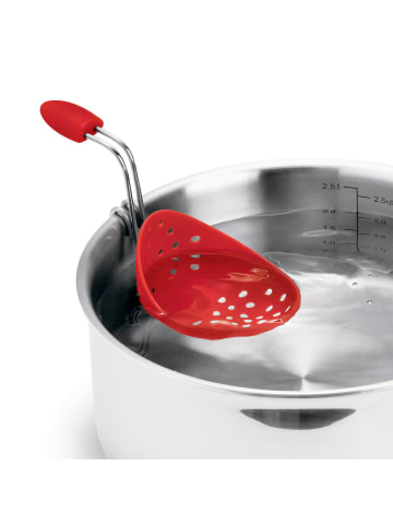 Cuisipro Silikon-Eier-Pochierer - rot, 2er Set
