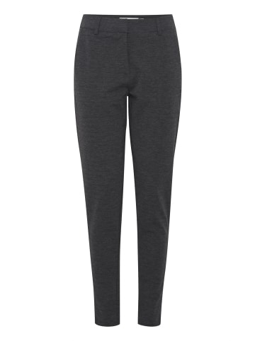 ICHI IHKate slim fit in Dark grey melange