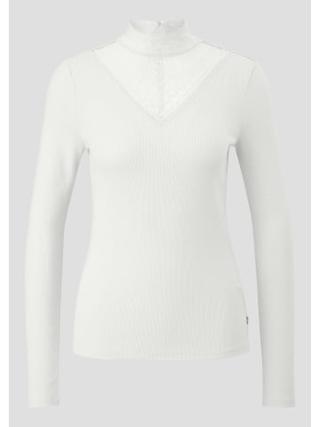 QS T-Shirt in 0200_ecru