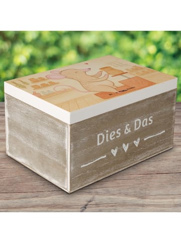 Mr. & Mrs. Panda Aufbewahrungsbox Maus Töpfern Design ohne Spruch in Weiß