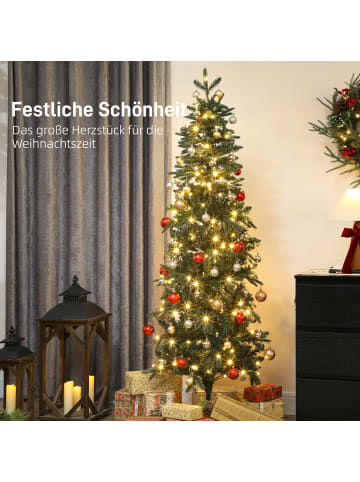 HOMCOM Künstlicher Weihnachtsbaum in Grün 60L x 60B x 180H cm