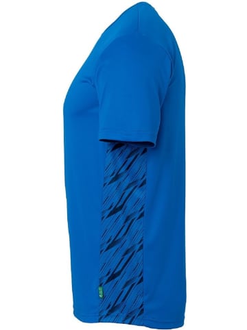 uhlsport  Sportshirt "Progressive 28 Poly Shirt Kurzarm" in Blau