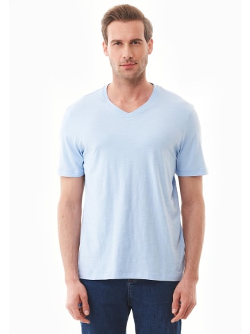 Organication T-Shirt "MCASUAL502" in Puderblau