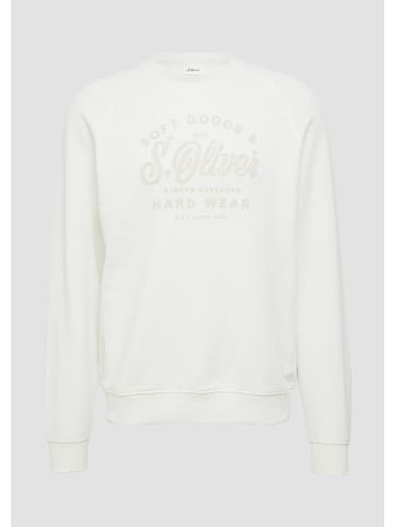 s.Oliver Sweatshirt in 01D1_weiß