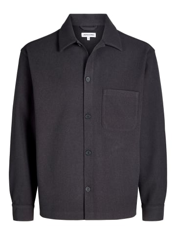 Jack & Jones Overshirt in Dark Grey Melange