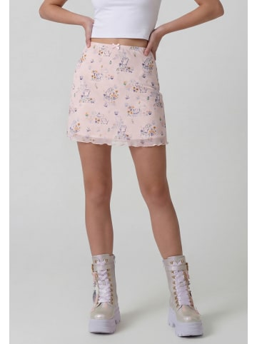 myMo Women Skirt in light rose multicolor