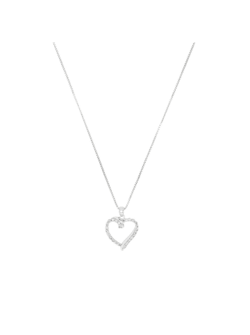 Amor Collier Silber 925, rhodiniert in silber