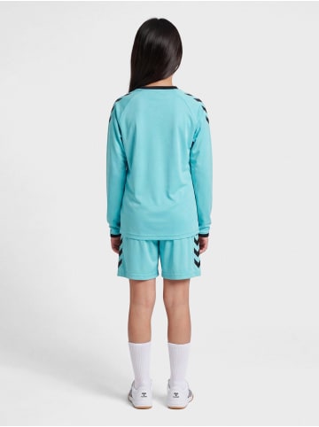Hummel Kurze Hose Anzug Raglanärmel Core Kids Fußball Kinder in SCUBA BLUE