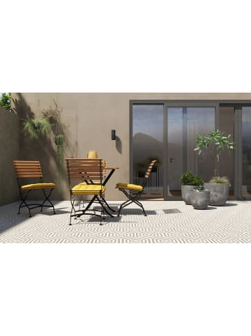 home24 Gartenessgruppe Tuscany I (5-tlg.) in Akazie Schwarz