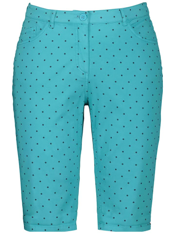 Ulla Popken Bermuda in tiefes aqua