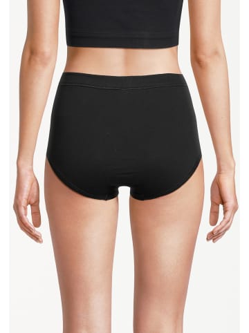 Conta Taillen Slip Feinripp in Schwarz