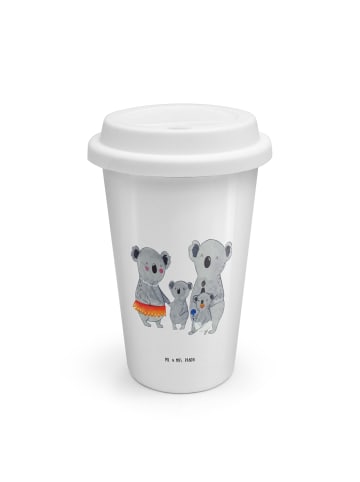 Mr. & Mrs. Panda Thermobecher Koala Familie ohne Spruch in Weiß
