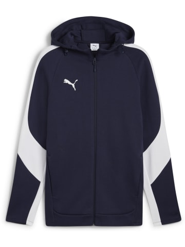 Puma Jacke "TeamEVOSTRIPE Hooded Jacket" in Blau