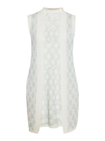 VIRITA Women Weste in Weiss Hellblau