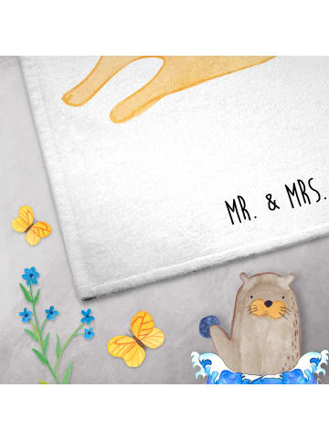 Mr. & Mrs. Panda Handtuch Fuchs Mama ohne Spruch in Weiß