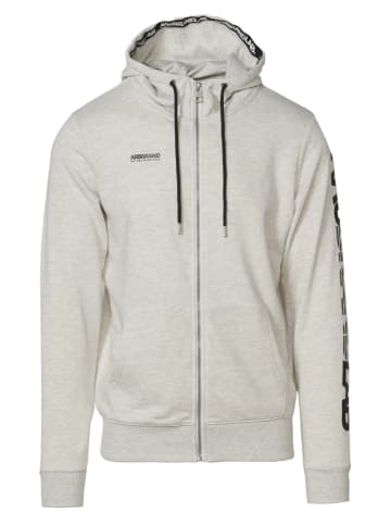 KOROSHI Sweatshirt Jacke in weiß