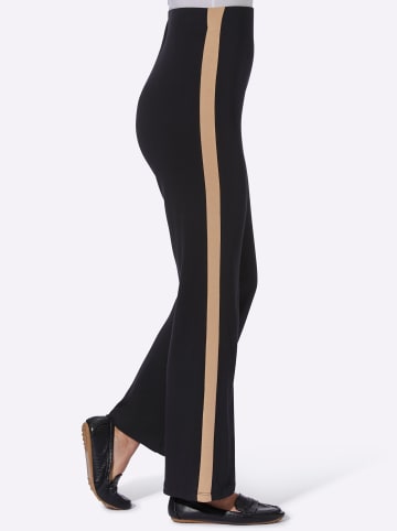 Sieh an! Jersey-Hose in schwarz