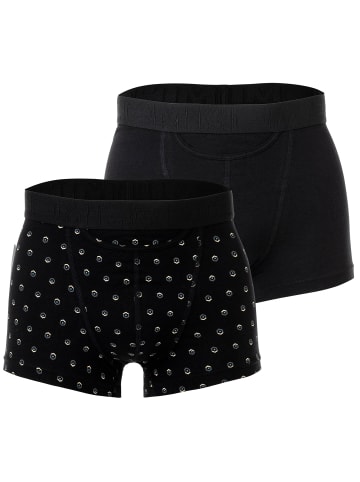 HOM Boxershort 2er Pack in Schwarz