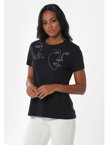 Organication T-Shirt "WOR13315" in Schwarz