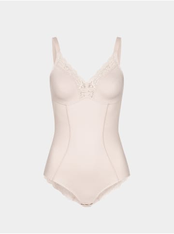 Erlich Textil  Eleonora Body große Cups aus Bio-Baumwolle - verstellbare Träger in cappuccino