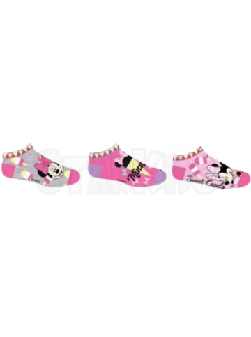 Disney Minnie Mouse 3er - Pack Kindersocken Disney Minnie Mouse in Bunt