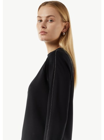 comma Sweatshirt langarm in Schwarz