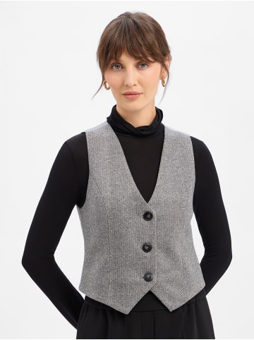 GUIDO MARIA KRETSCHMER  Weste Loretta in hellgrau anthrazit - 0001
