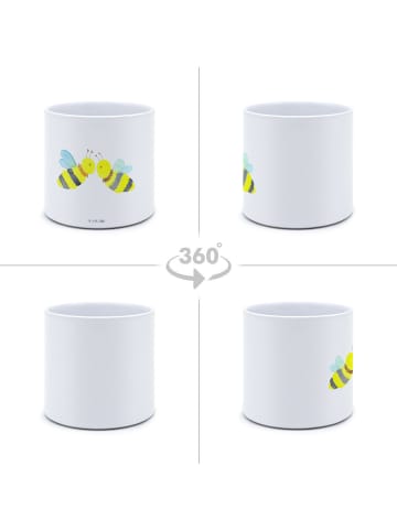 Mr. & Mrs. Panda Pflanzkübel Groß Biene Liebe ohne Spruch in Weiß