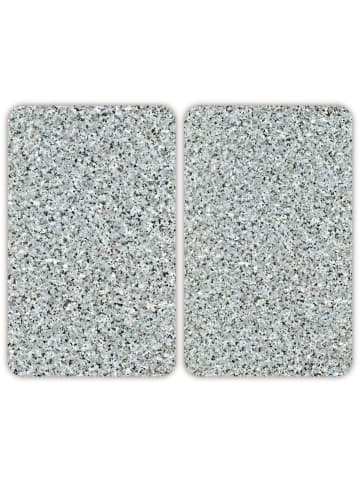 Wenko Herdabdeckplatte Universal Granit 2er Set, Herdabdeckplatte Universal Mod. Granit 2er Set in Mehrfarbig