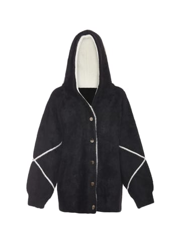 Poomi Damen Strickjacke in Schwarz