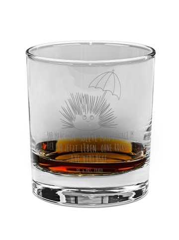 Mr. & Mrs. Panda Whisky Tumbler Seeigel mit Spruch in Transparent