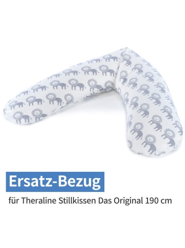 Theraline Ersatzbezug für Stillkissen Das Original 190 cm in weiss,grau,motiv